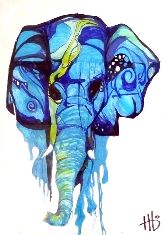 WaterfallElephant